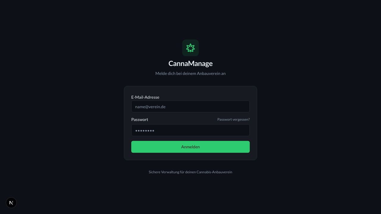 Admin Login — Dark